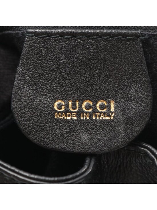 Gucci Backpack Bamboo 003 Black Leather main image 9